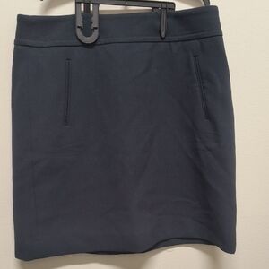 LOFT Navy Mini Skirt